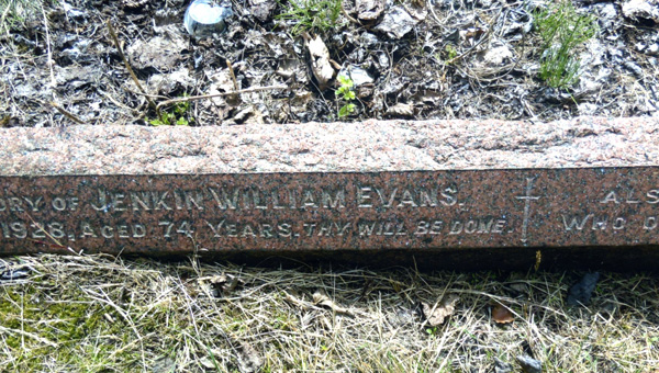 J W Evans Silver Museum Grave