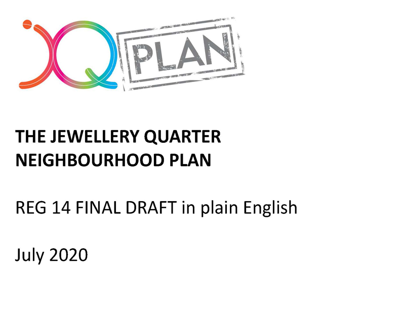 The Jewellery Quarter Neighbourhood Plan