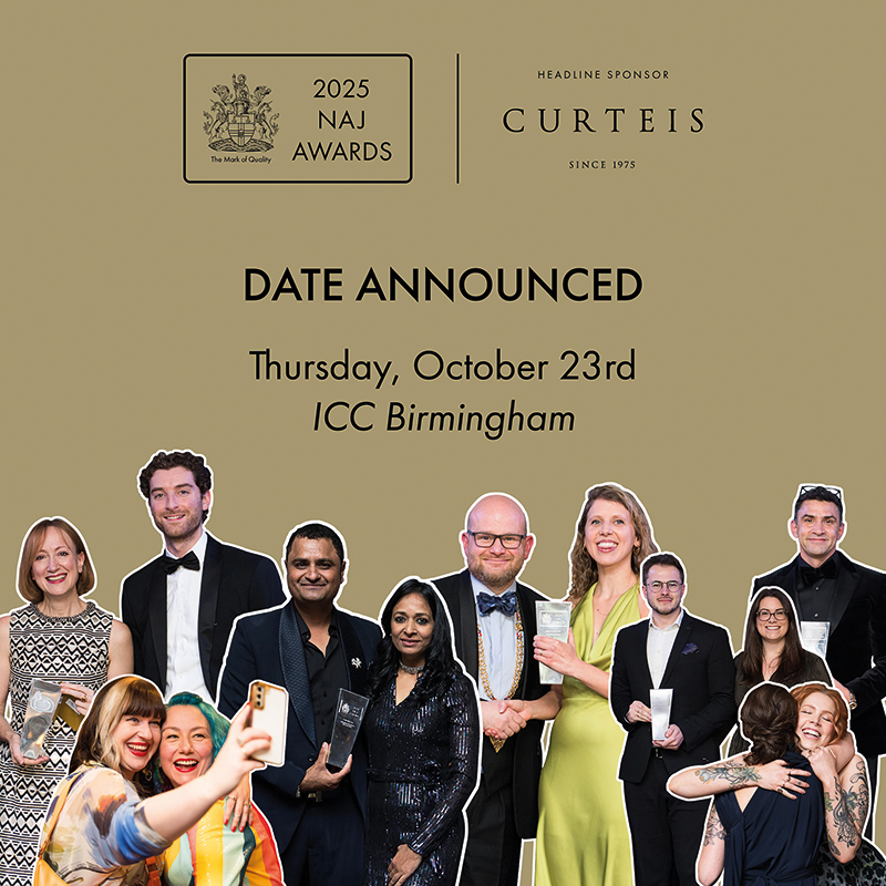 The NAJ announces venue and date for the 2025 NAJ awards | The Hockley ...